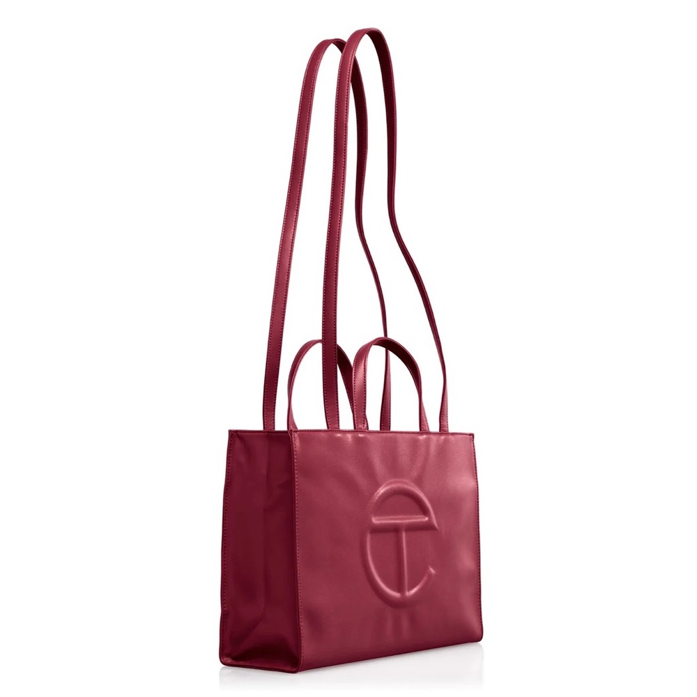 Medium Shopping Bag - Oxblood